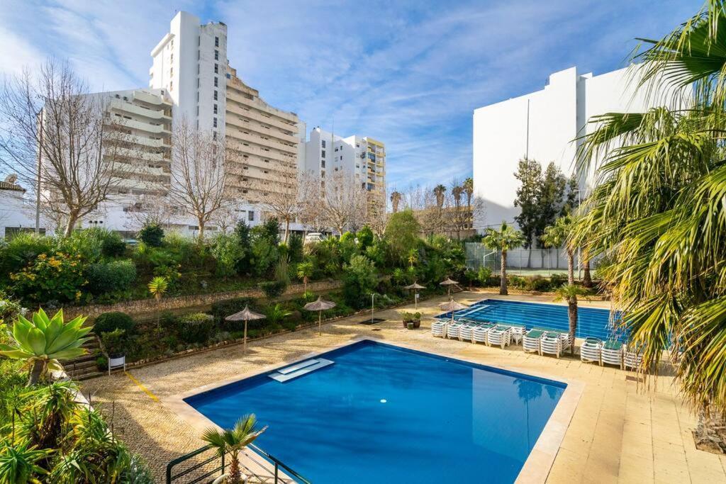 Praia Da Rocha, 4G Jardins Da Rocha, Sunny Studio, Air Conditioning, Two Pools, Internet, Parking, By Ig Portimao Luaran gambar