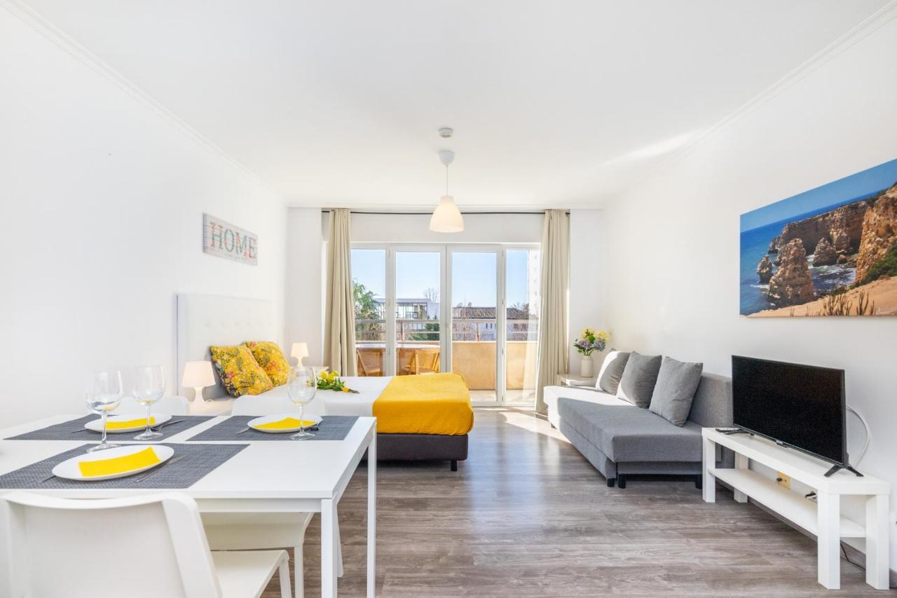 Praia Da Rocha, 4G Jardins Da Rocha, Sunny Studio, Air Conditioning, Two Pools, Internet, Parking, By Ig Portimao Luaran gambar